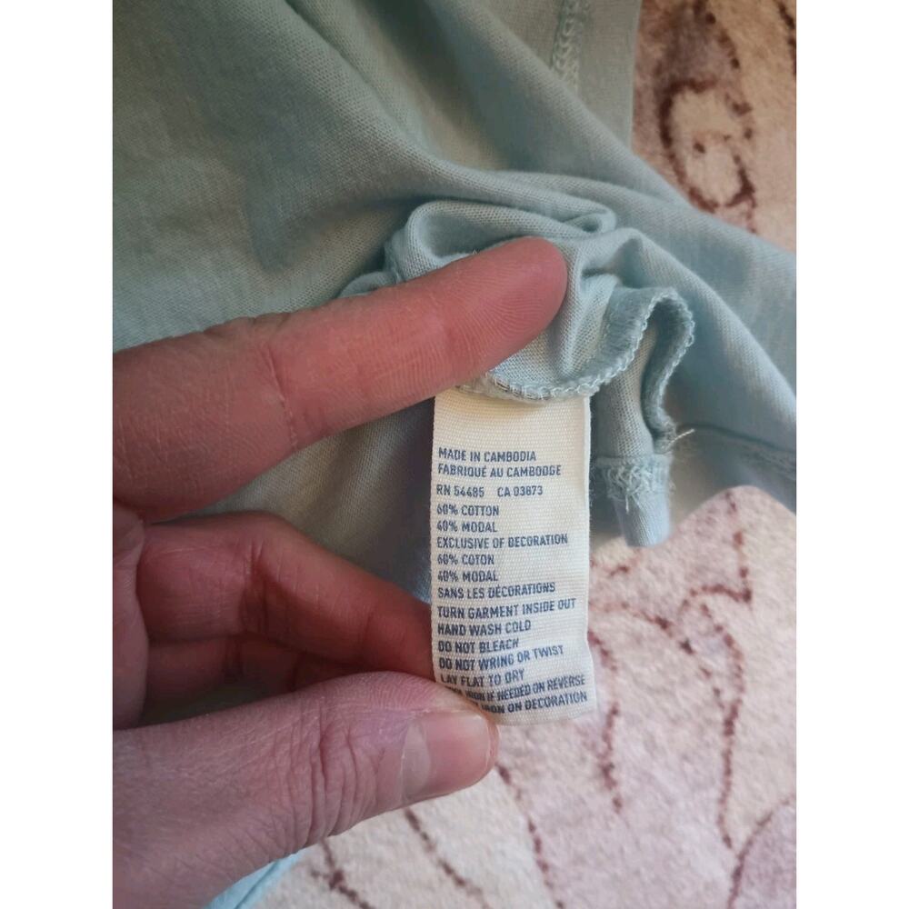American Eagle Womens Y2K Embroidered Beaded Tank Top Scoopneck Boho Layers 2009 - Picture 7 of 10